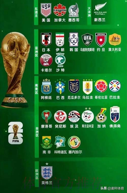 世界杯参赛球队实时